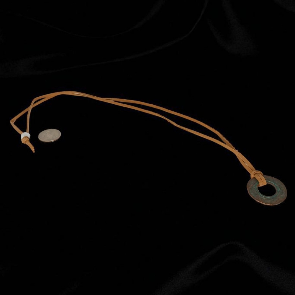 Cord Medallion Necklace Sunglasses Lanyard Countyside Organic Design Westerncore - Picture 8 of 13